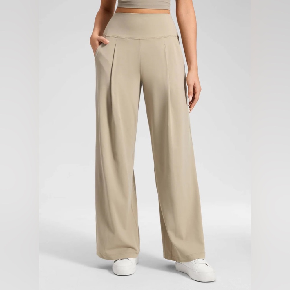 Butterluxe Front Pleated Pocket Palazzo Pant 30"
